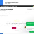 دانلود افزونه وردپرس پیام رسان واتس اپ WordPress WhatsApp Support