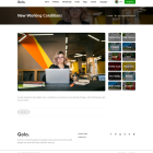 دانلود اسکریپت وبلاگ شخصی Golo-Office Rental And Coworking Space Script Theme