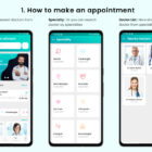 دانلود اپلیکیشن رزرو نوبت پزشک فلاتر Doctor Finder-Appointment Booking With Time-slot app