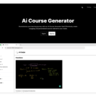 دانلود اسکریپت هوش مصنوعی Ai Course Generator-Text To Course SaaS Ai Video-Image Content Payment Earn Gemini React Admin