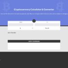 دانلود اسکریپت ماشین حساب Cryptocurrency Calculator-Converter